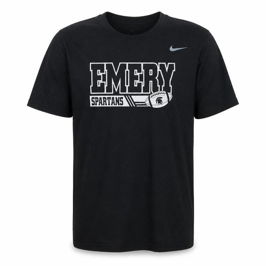 Nike Men's Black Emery Spartans Dri-FIT Graphic T-Shirt XL