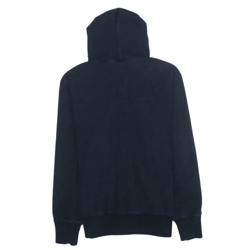Champion Men's Blue Full Zip Hoodie XL Reverse Weave Cotton