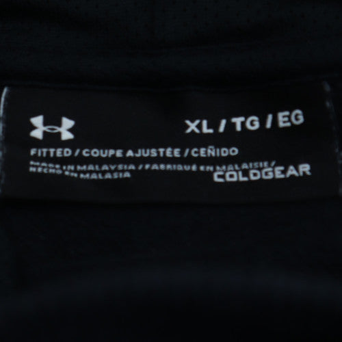 Under Armour Men's Black XL Pullover Hoodie ColdGear Fleece