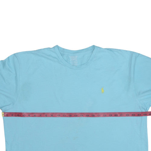 Ralph Lauren Men's Blue XL Crew Neck Cotton T-Shirt