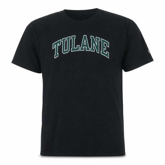 Champion Men's Black Tulane University XL Graphic T-Shirt