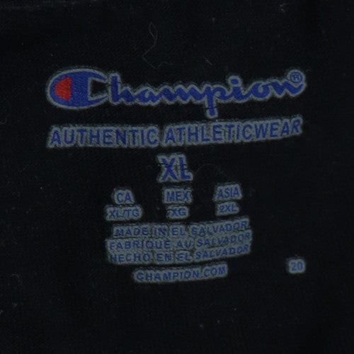 Champion Men's Black Tulane University XL Graphic T-Shirt