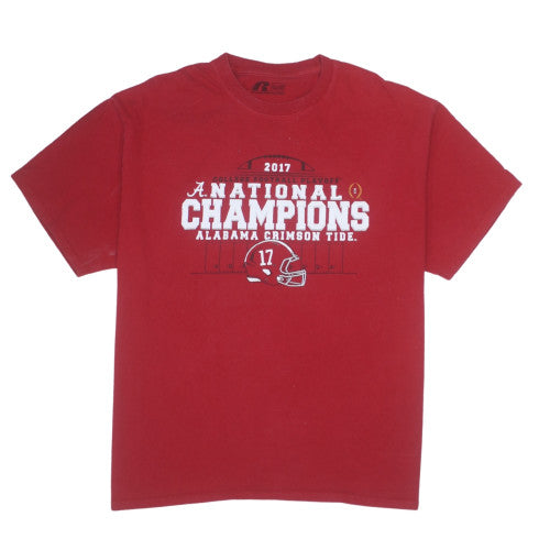 Russell Men's Red XL Alabama Crimson Tide Sports T-Shirt