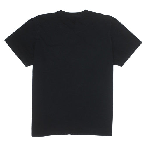 adidas Mens Black 2XL Funny Logo Crew Neck Short Sleeve T-Shirt