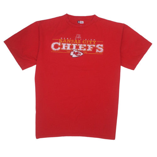NFL Team Apparel Men's Red Kansas City Chiefs T-Shirt XL