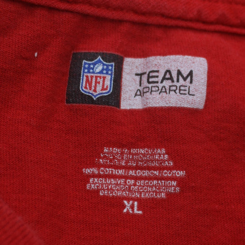 NFL Team Apparel Men's Red Kansas City Chiefs T-Shirt XL