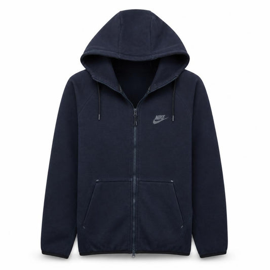 Nike Mens Blue Full Zip Hoodie Size XL Sportswear Pullover