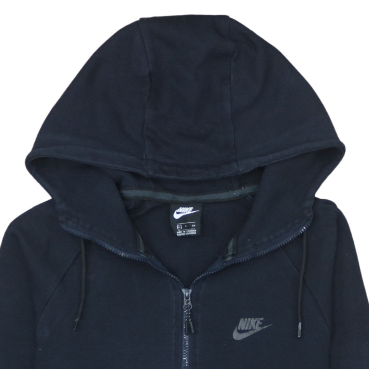 Nike Mens Blue Full Zip Hoodie Size XL Sportswear Pullover