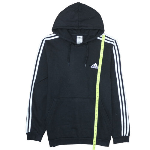 Adidas Men's Black Pullover Hoodie Size L Sports Fleece