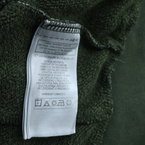 Adidas Men's Green Camouflage Full Zip Hoodie XL