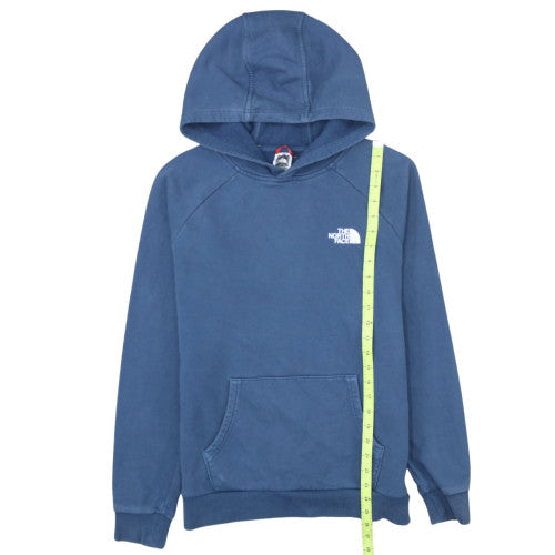 The North Face Men Blue Pullover Hoodie M Outdoor Cotton Sweatshirt