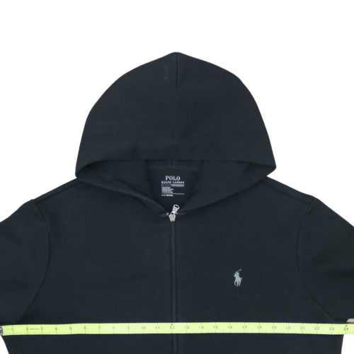 Ralph Lauren Men's Black Full Zip Hoodie Size L Fleece