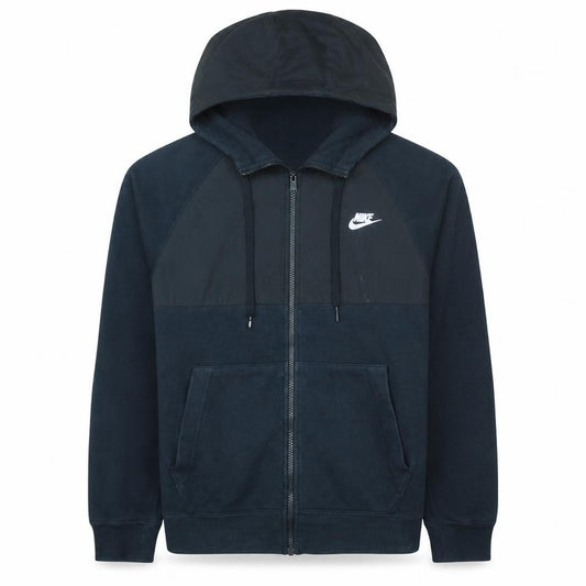 Nike Men’s Black Full Zip Hoodie Size M Logo Sportswear