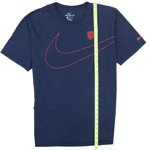 Nike Men's Navy Blue USA Dri-Fit Athletic T-Shirt XL