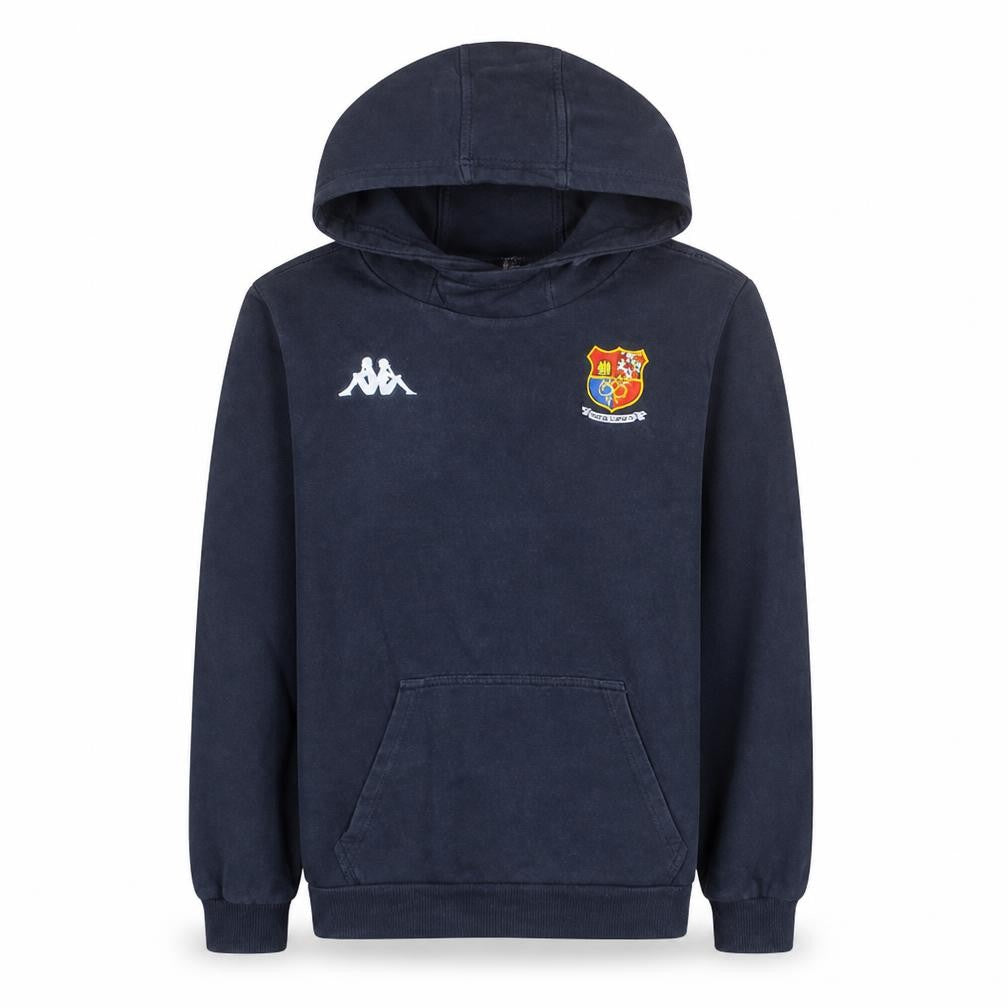 Kappa Men's Blue Pullover Hoodie Small Embroidered Logo Sportswear