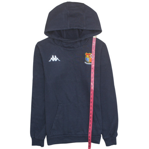 Kappa Men's Blue Pullover Hoodie Small Embroidered Logo Sportswear