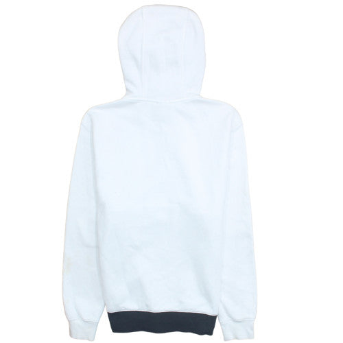 Nike Men's White XS Half Zip Fleece Hoodie with Logo