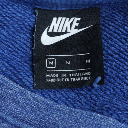 Nike Men's Blue Crew Neck Pullover Sweatshirt Medium