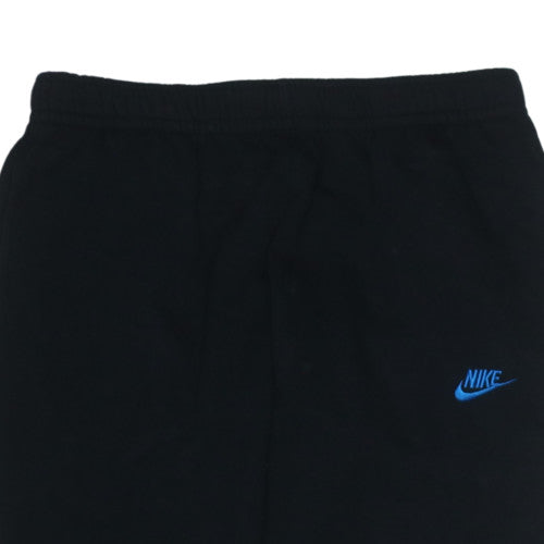 Nike Mens Black Fleece Sweatpants L Regular Fit Cuffed Joggers