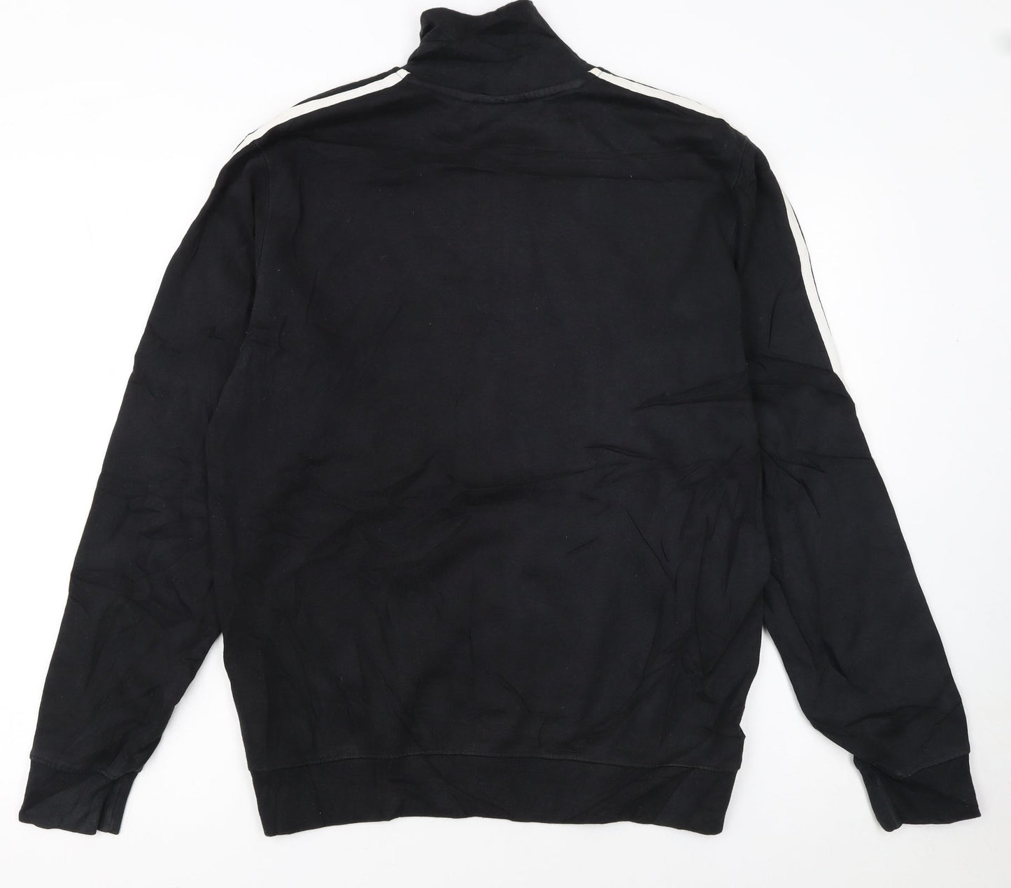 Adidas Men's Black Small 1/2 Zip Sweatshirt Sports Pullover