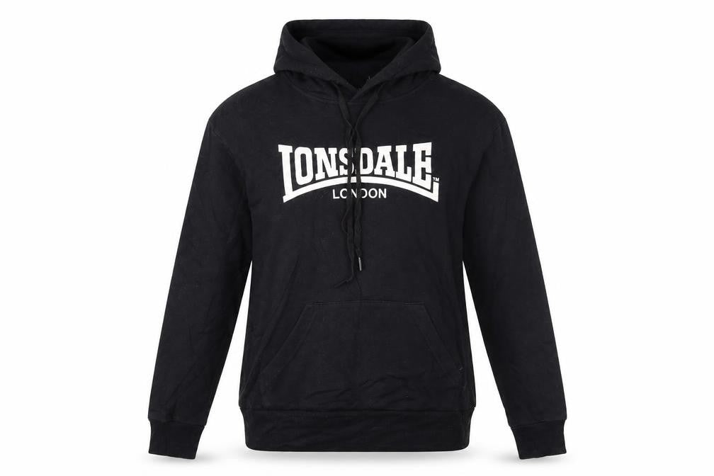 Lonsdale London Womens Black Size 8 Pullover Hoodie Sweatshirt