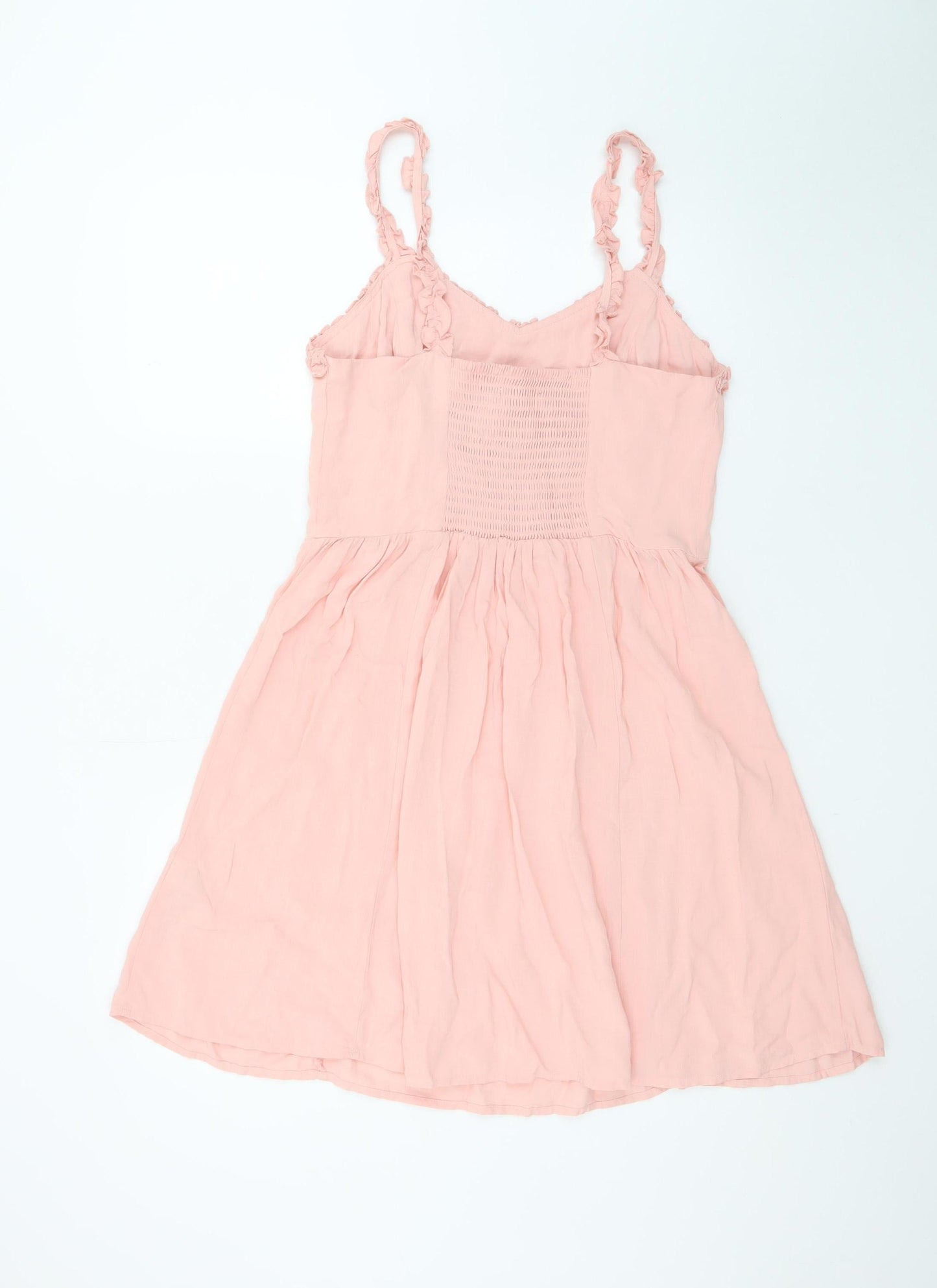 New Look Women’s Pink Knee Length A-Line Dress Size 14