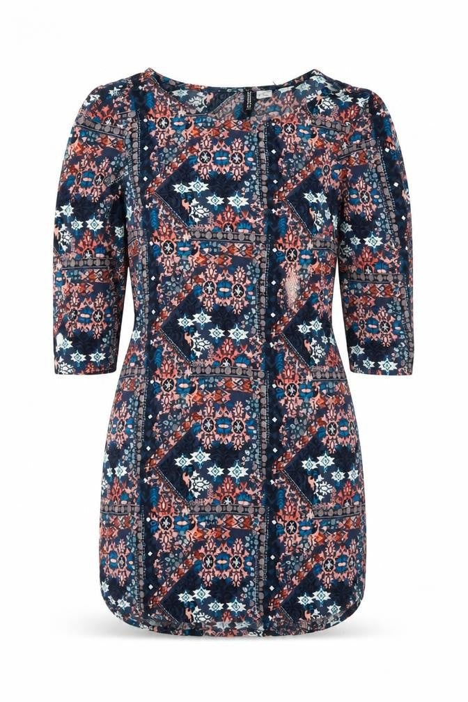H&M Divided Womens Multicoloured Size 8 Boho Bodycon Dress