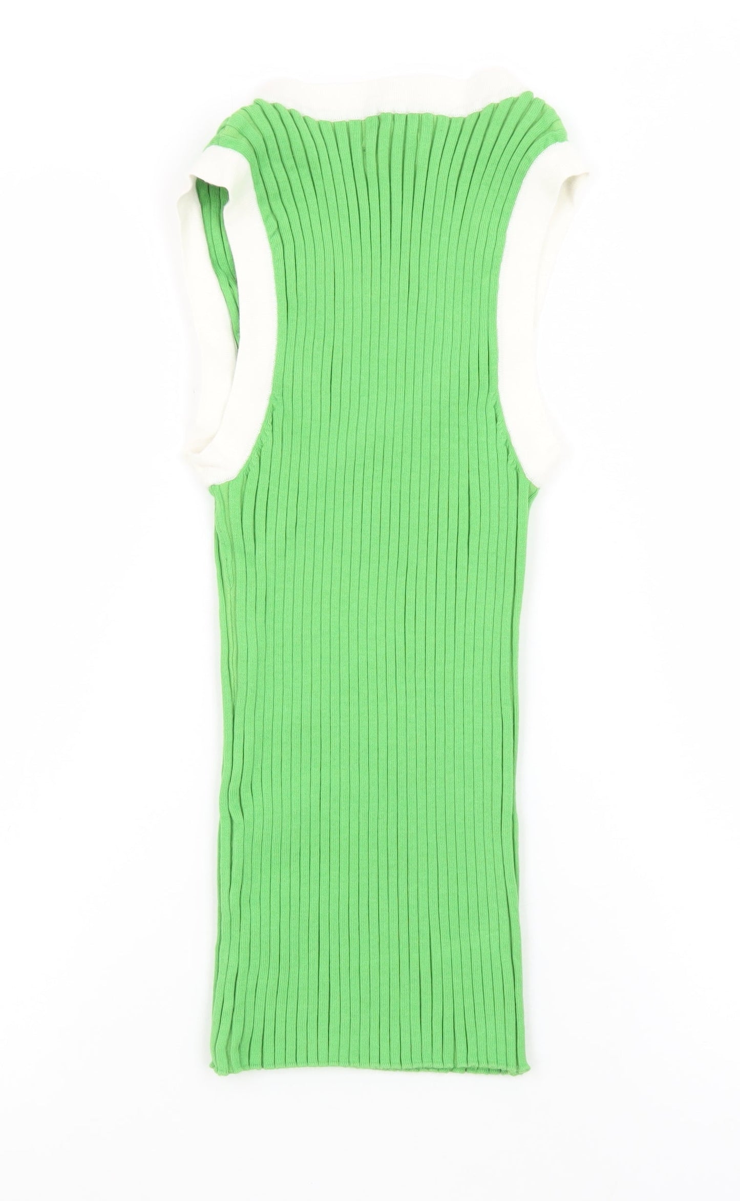 Mountain Lake Women Green Knit Sleeveless Tank Top Size L
