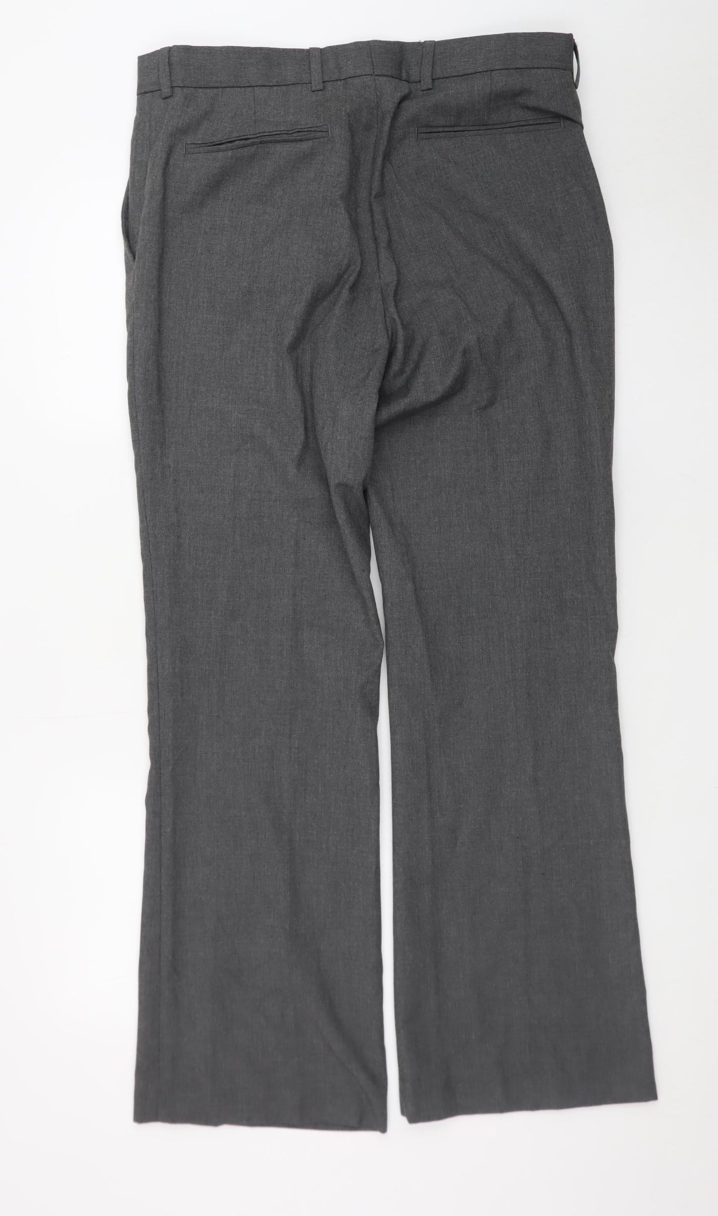 Topman Men's Grey Slim Fit Dress Pants 34R Formal Trousers