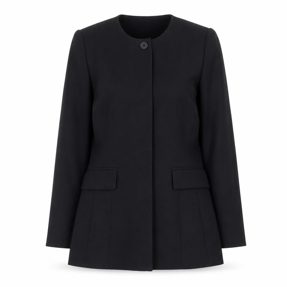 Marks & Spencer Women’s Black Size 10 Tailored One-Button Blazer
