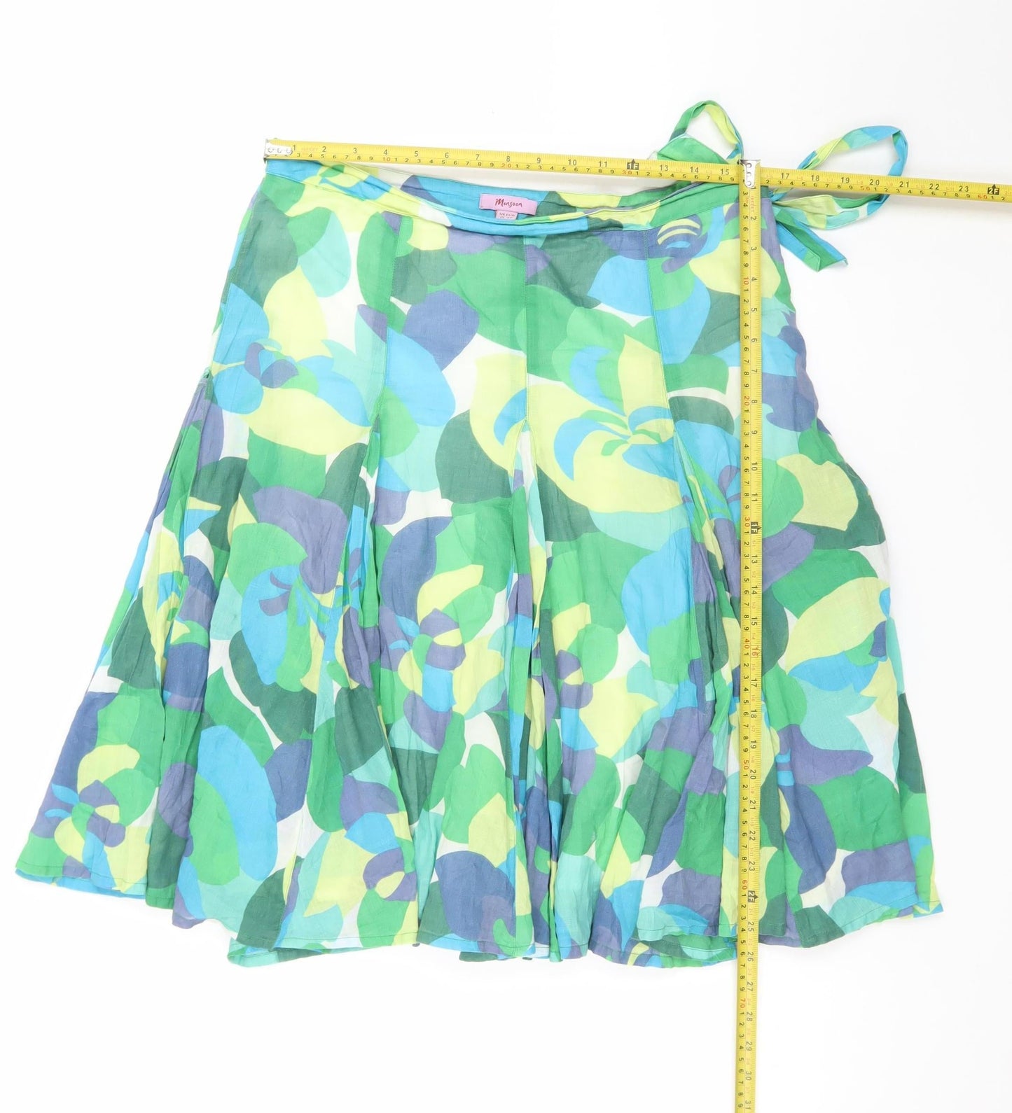 Monsoon Women's Multicoloured Floral A-Line Wrap Skirt Size 12