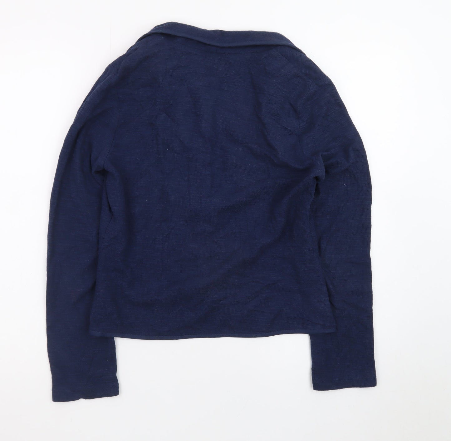 New Look Women Blue Size 10 Single-Breasted Blazer