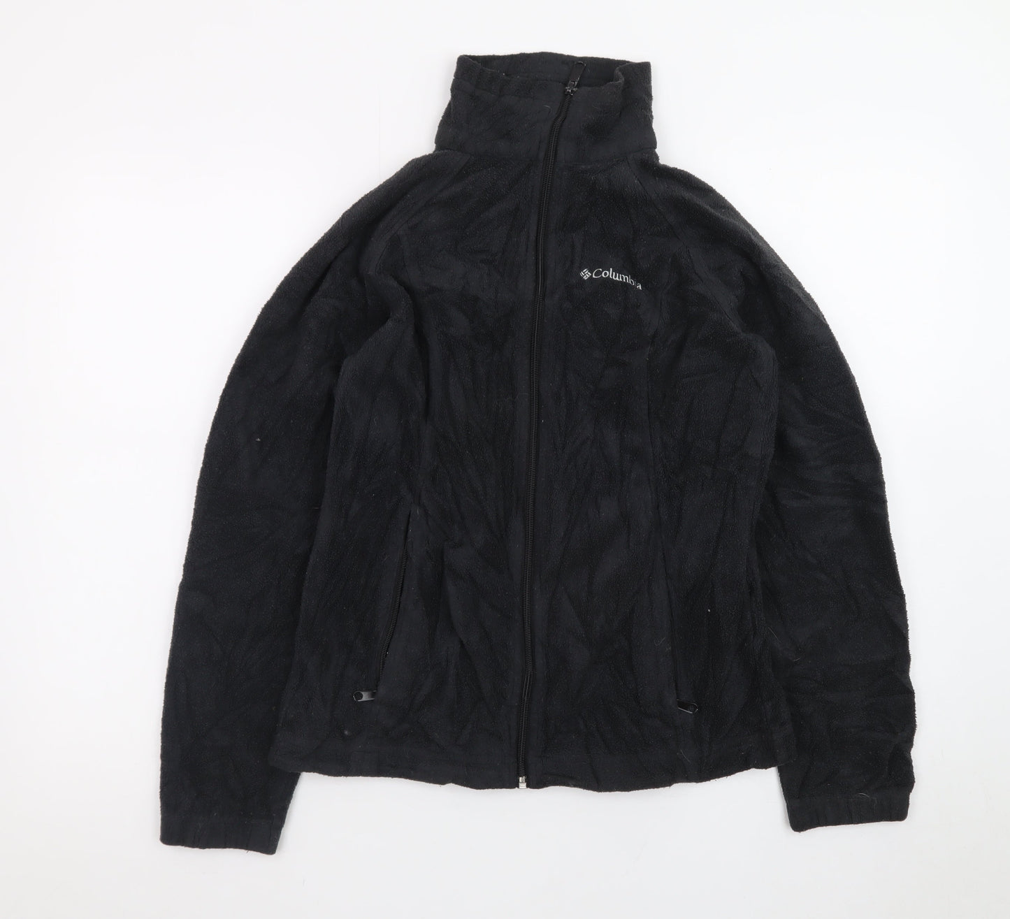 Columbia Men's Black Fleece Full Zip Outdoor Jacket Size S