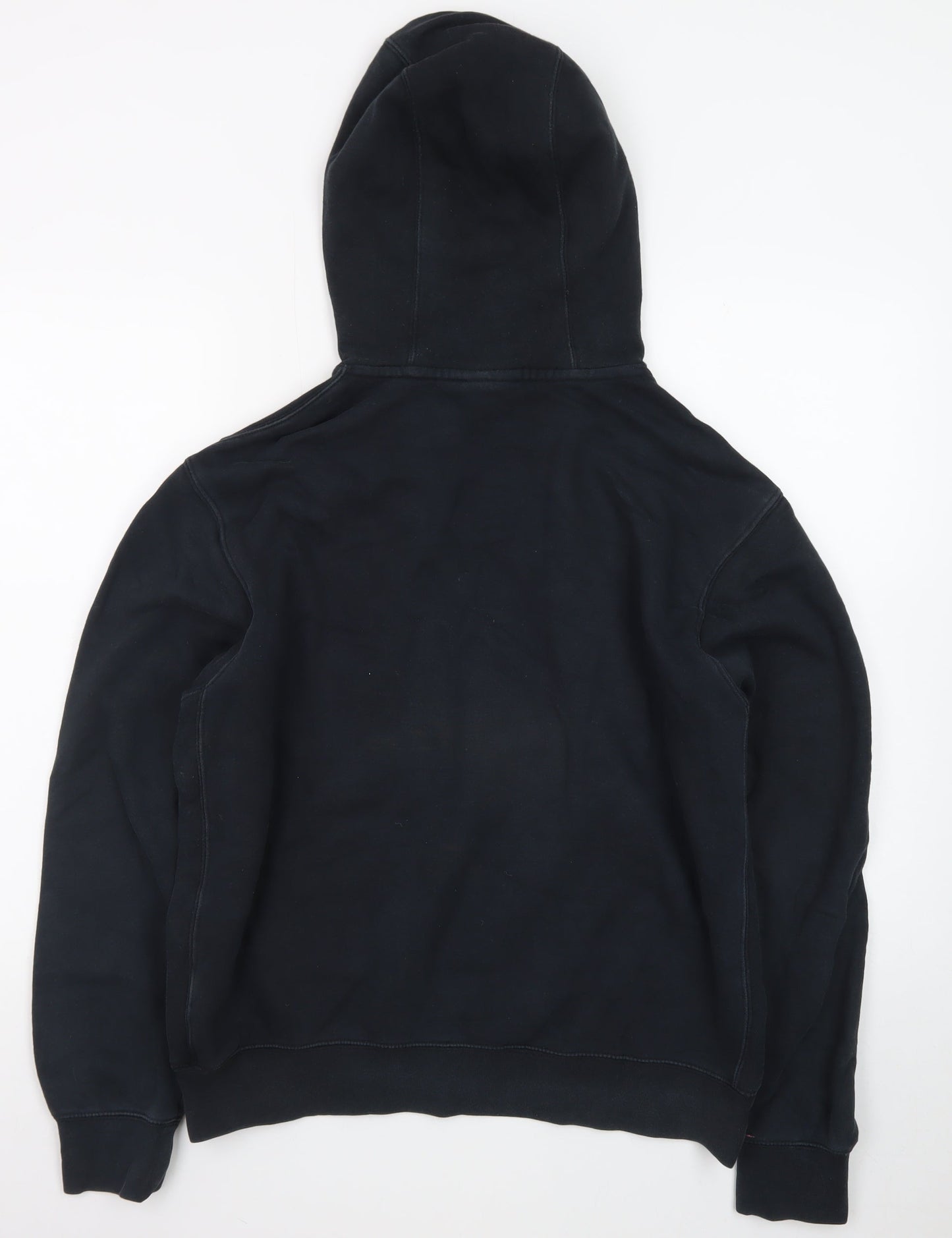 Nike Men's Black Pullover Hoodie M Regular Fit Logo Fleece Sweatshirt