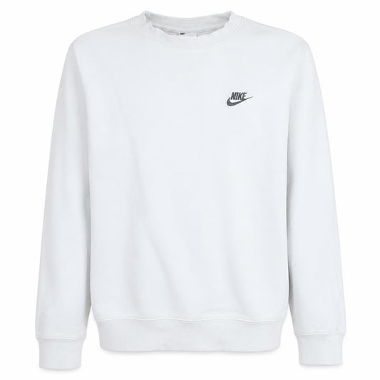 Nike Men's White Crew Neck Pullover Sweatshirt S