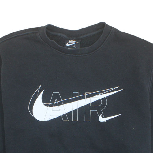 Nike Men’s Black Large Pullover Crew Neck Graphic Sweatshirt