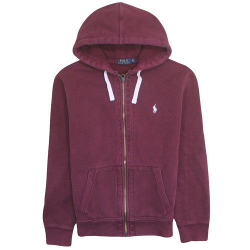 Polo Ralph Lauren Men's Red Full Zip Hoodie Size M