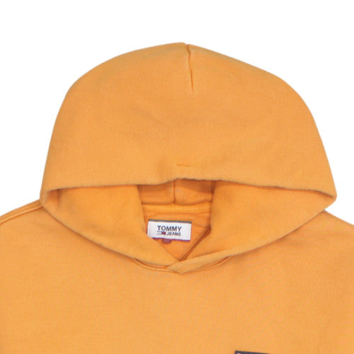Tommy Jeans Men's Yellow XL Pullover Hoodie Cotton Casual