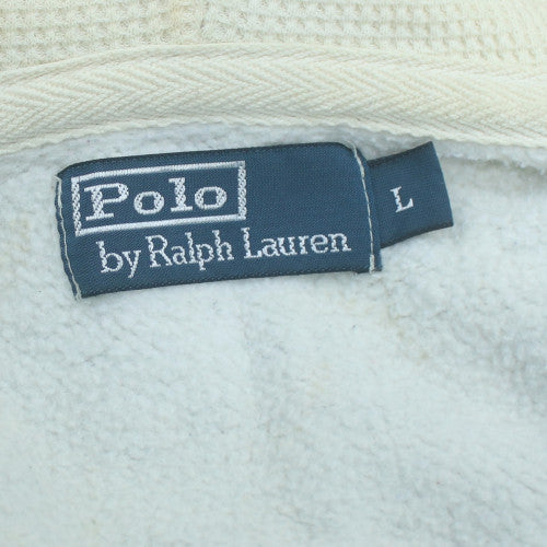 Ralph Lauren Men's Grey Full Zip Hoodie Size L Cotton Blend