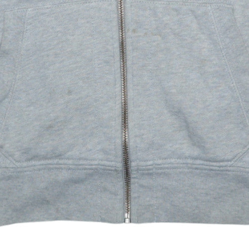 Ralph Lauren Men's Grey Full Zip Hoodie Size L Cotton Blend