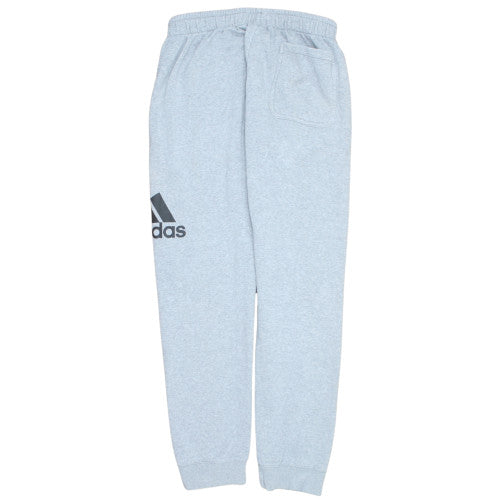 Adidas Men's Grey Jogger Sweatpants L Regular Fit Fleece
