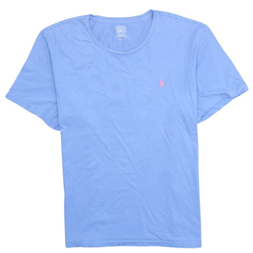 Ralph Lauren Men's Blue Crew Neck Cotton Short Sleeve T-Shirt XL