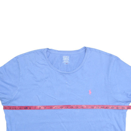 Ralph Lauren Men's Blue Crew Neck Cotton Short Sleeve T-Shirt XL