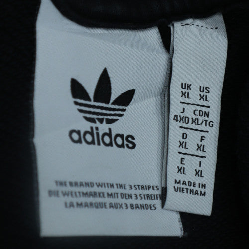 adidas Men’s Black Comic Graphic Short Sleeve Pullover Hoodie XL