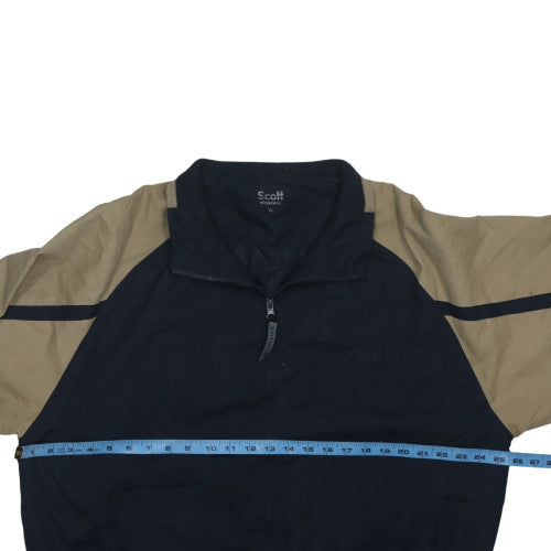 Scott Original Men's Navy Beige XL Full Zip Lightweight Jacket