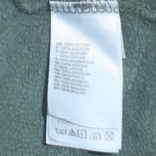 The North Face Men's Green Pullover Hoodie M Regular Fit