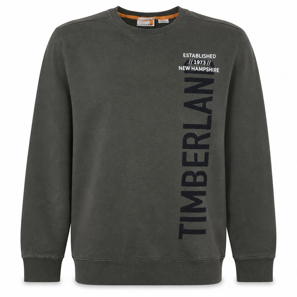 Timberland Men Green XL Pullover Crew Neck Sweatshirt