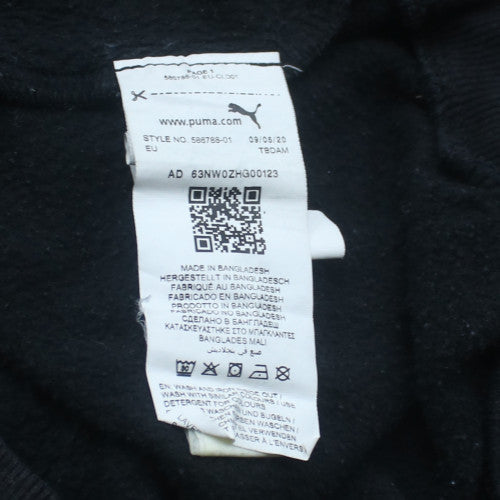 Puma Womens Black XXL Pullover Hoodie Sweatshirt Casual Logo Style