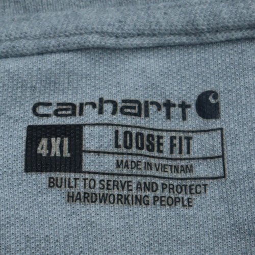 Carhartt Men's Grey 4XL Loose Fit Polo Shirt