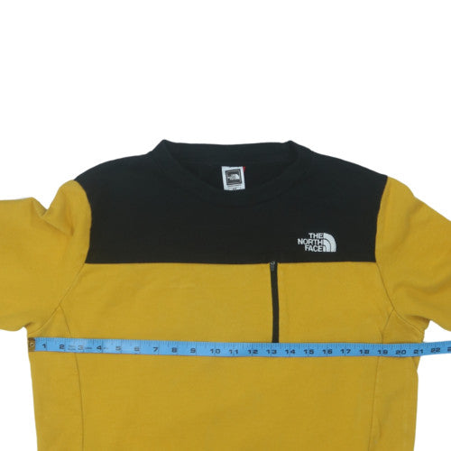 The North Face Men's Yellow Black Pullover Sweatshirt M Outdoor Fleece